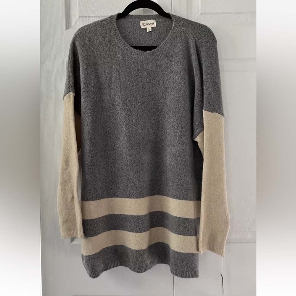 52 seven machine washable sweater Pullover Size L 12/14